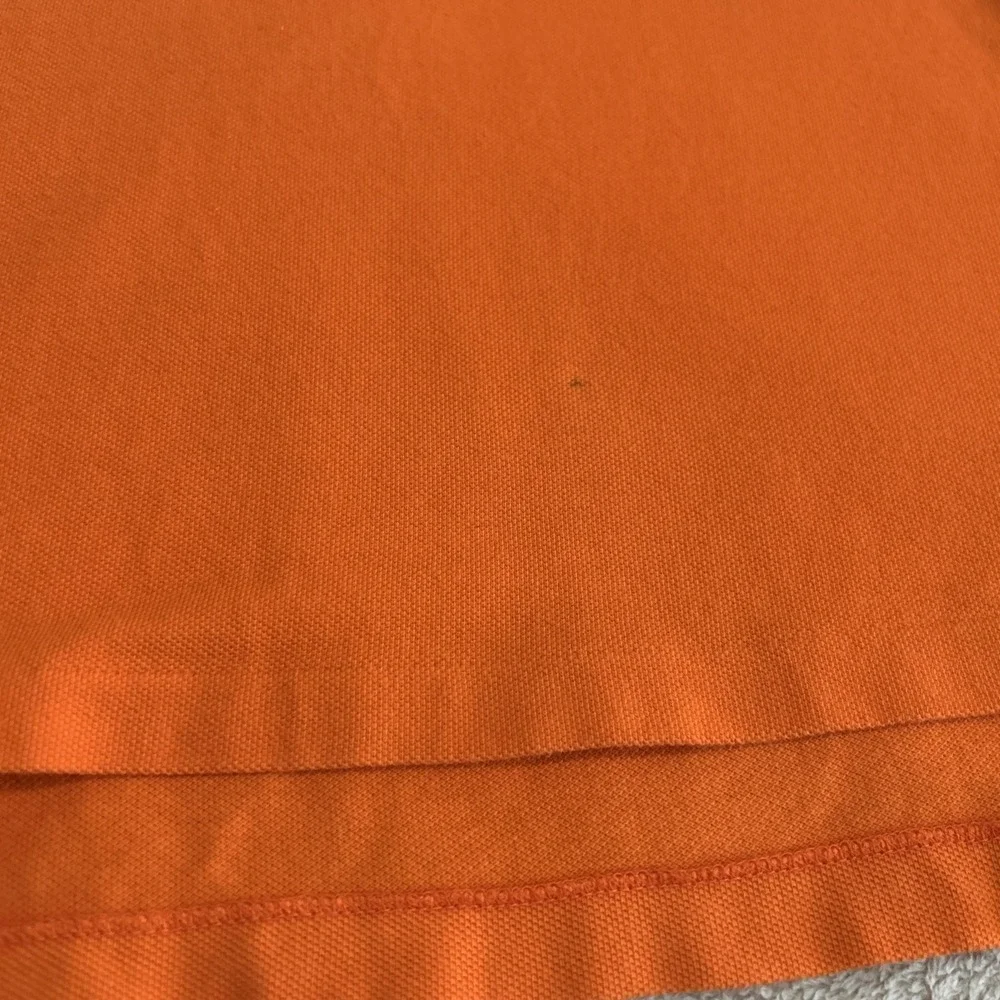 Polo Ralph Lauren Classic Fit Orange Polo Shirt blue pony Men size XLarge Cotton